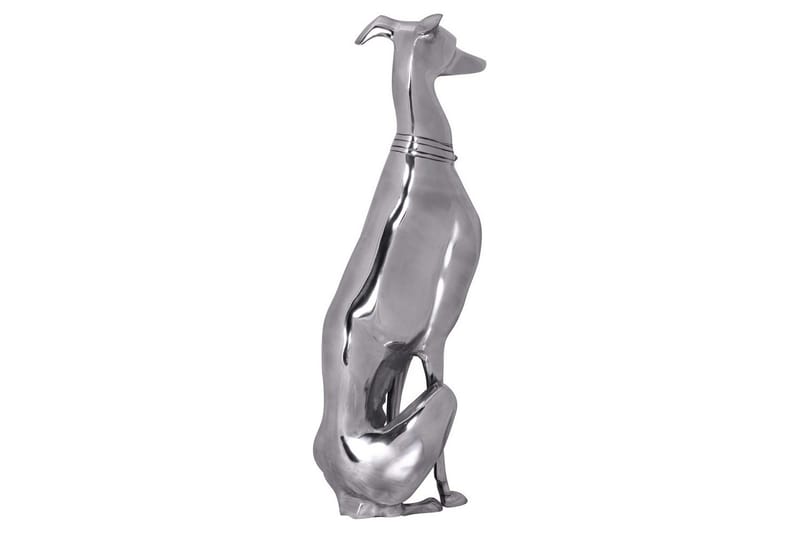 Dekorativ figur Wohnling Aluminiumhund Silver Modern - Inredning & dekor - Dekor & inredningsdetaljer - Prydnadssaker - Skulpturer