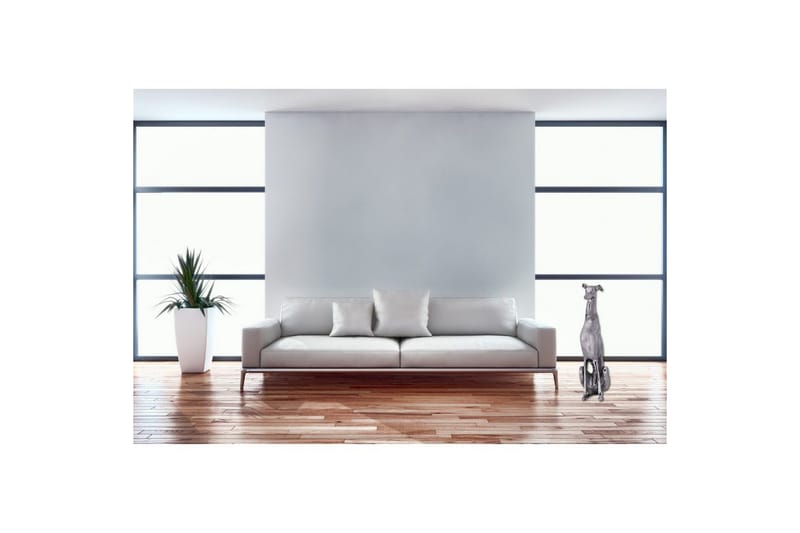 Dekorativ figur Wohnling Aluminiumhund Silver Modern - Inredning & dekor - Dekor & inredningsdetaljer - Prydnadssaker - Skulpturer