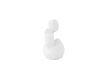 Floda Skulptur 9x14 cm - Vit - Inredning & dekor - Dekor & inredningsdetaljer - Prydnadssaker - Skulpturer