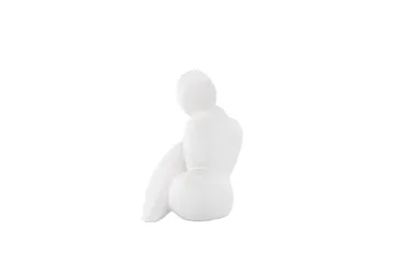 Floda Skulptur 9x14 cm - Vit - Inredning & dekor - Dekor & inredningsdetaljer - Prydnadssaker - Skulpturer
