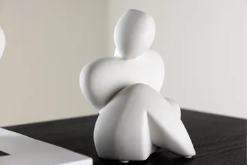 Floda Skulptur 9x14 cm - Vit - Inredning & dekor - Dekor & inredningsdetaljer - Prydnadssaker - Skulpturer