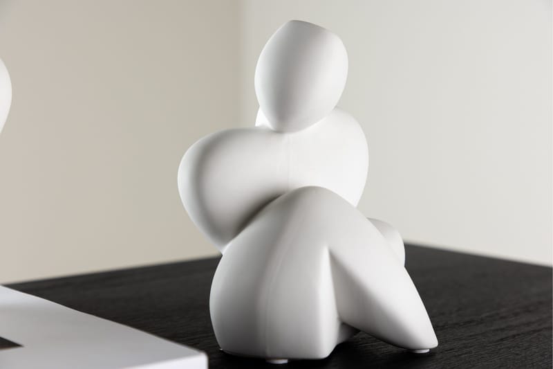 Floda Skulptur 9x14 cm - Vit - Inredning & dekor - Dekor & inredningsdetaljer - Prydnadssaker - Skulpturer