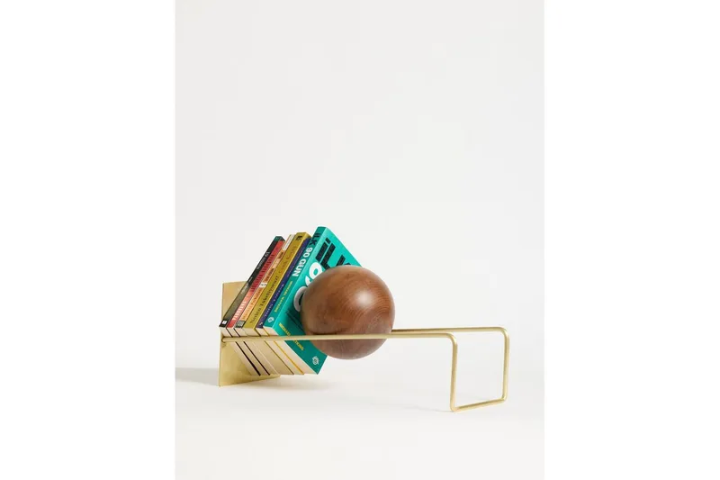 Orvic Bokstöd 49x18 cm, Antik Guld