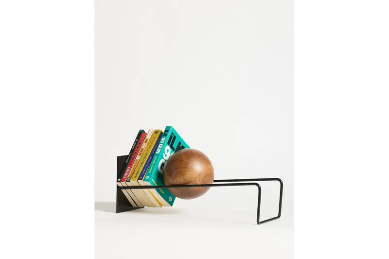 Orvic Bokstöd 49x18 cm, Svart