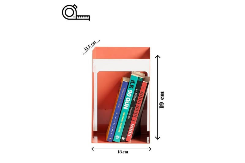 Rylan Bokstöd 15,5x19 cm - Rosa - Inredning & dekor - Dekor & inredningsdetaljer - Prydnadssaker - Bokstöd