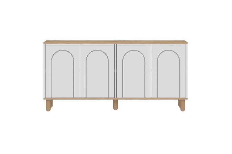 Salven Skulptur 150x73 cm, Ek/Vit