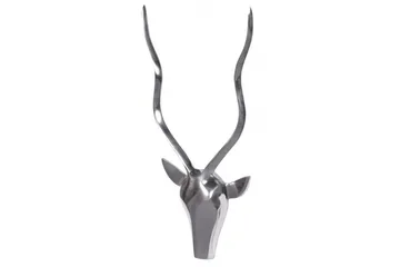 Väggdekoration Wohnling Antelope Handpolerad Aluminiumgjuten Väggmonterad Industriell Loft - Inredning & dekor - Dekor & inredningsdetaljer - Prydnadssaker - Skulpturer