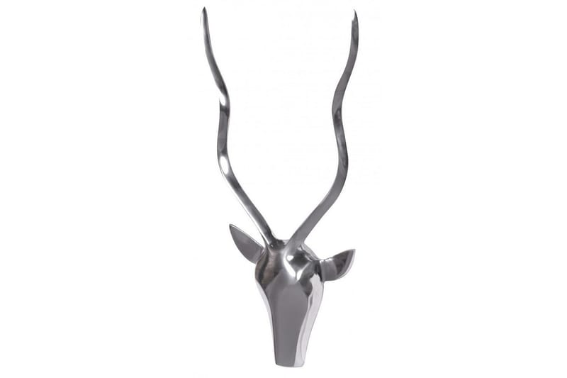 Väggdekoration Wohnling Antelope Handpolerad Aluminiumgjuten Väggmonterad Industriell Loft - Inredning & dekor - Dekor & inredningsdetaljer - Prydnadssaker - Skulpturer
