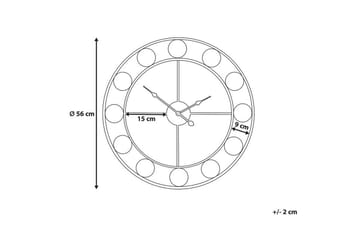 Reiden Väggklocka 56 cm - Flerfärgad - Inredning & dekor - Dekor & inredningsdetaljer