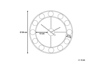 Reiden Väggklocka 56 cm - Flerfärgad - Inredning & dekor - Dekor & inredningsdetaljer