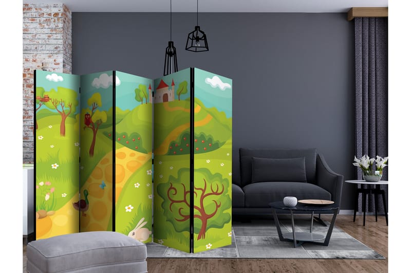 A PATH TO A MAGICAL CASTLE Rumsavdelare 225x172 cm - Artgeist sp. z o. o. - Inredning & dekor - Dekor & inredningsdetaljer - Rumsavdelare