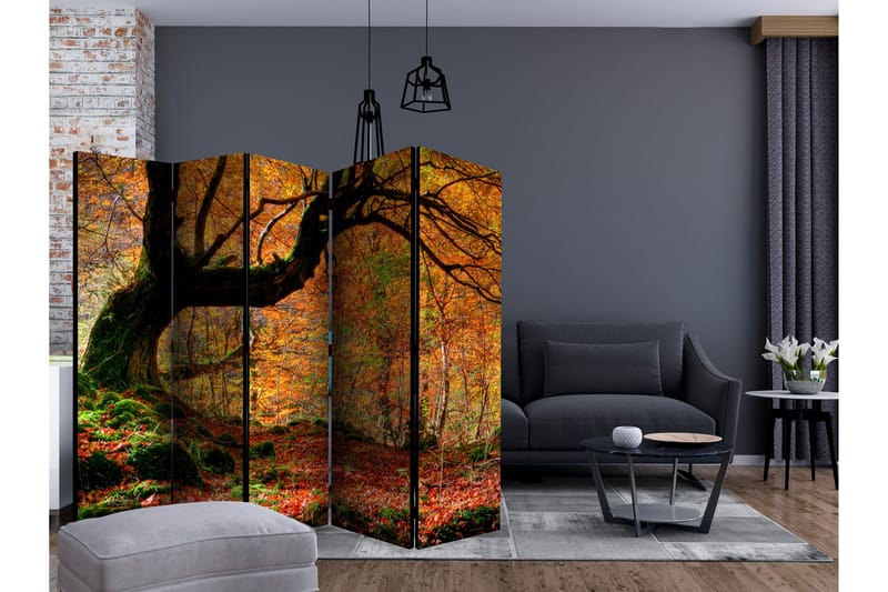 AUTUMN FOREST AND LEAVES Rumsavdelare 225x172 cm - Artgeist sp. z o. o. - Inredning & dekor - Dekor & inredningsdetaljer - Rumsavdelare