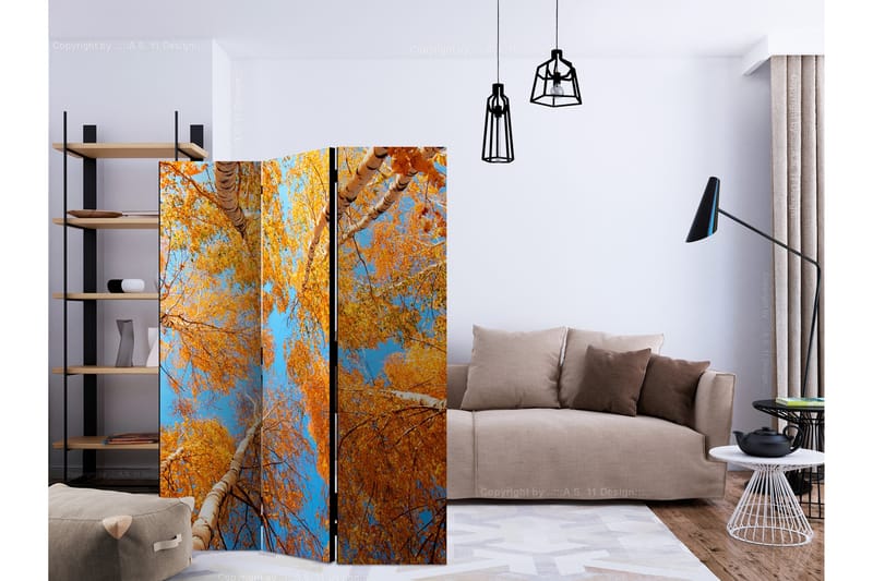 AUTUMNAL TREETOPS Rumsavdelare 135x172 cm - Artgeist sp. z o. o. - Inredning & dekor - Dekor & inredningsdetaljer - Rumsavdelare
