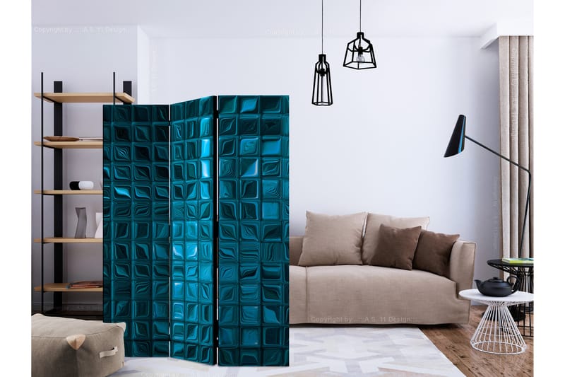 AZURE MOSAIC Rumsavdelare 135x172 cm - Artgeist sp. z o. o. - Inredning & dekor - Dekor & inredningsdetaljer - Rumsavdelare