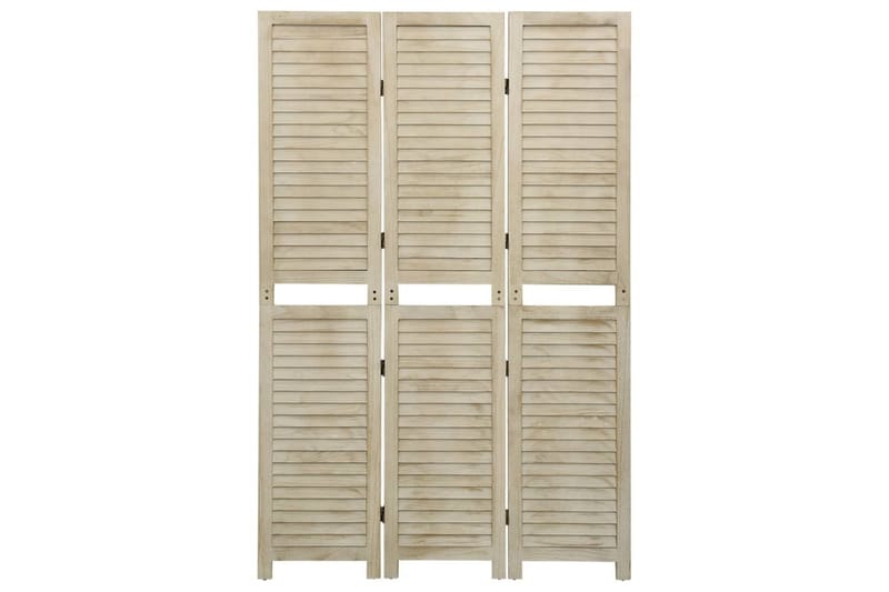 beBasic Rumsavdelare 3 paneler 105x165 cm massivt trä <strong>paulownia</strong> - Inredning & dekor - Dekor & inredningsdetaljer - Rumsavdelare