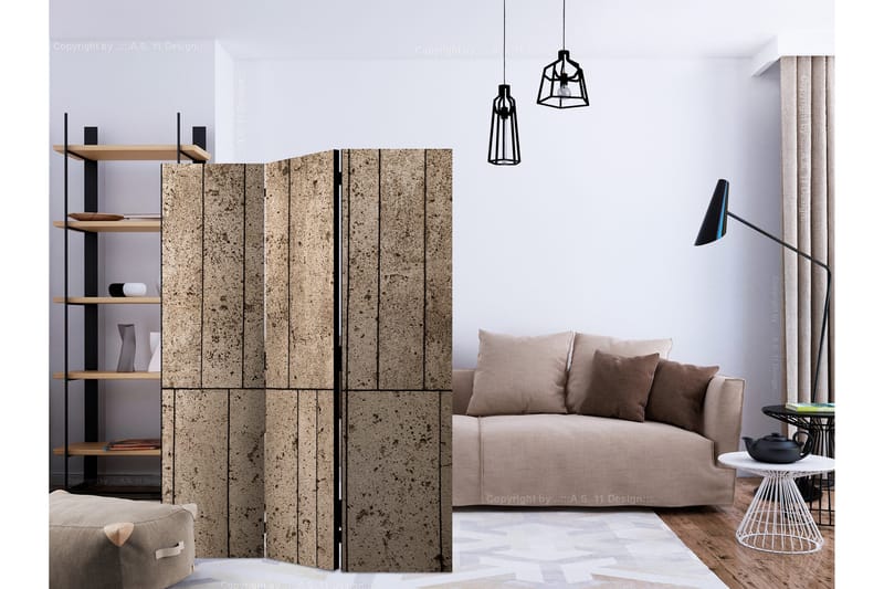 Rumsavdelare - Beige Wall 135x172 - Artgeist sp. z o. o. - Inredning & dekor - Dekor & inredningsdetaljer - Rumsavdelare