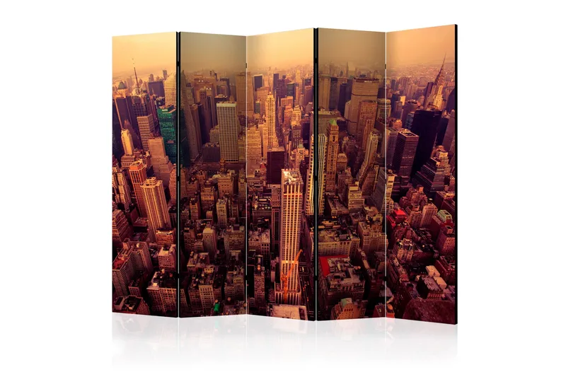 BIRD EYE VIEW OF MANHATTAN Rumsavdelare 225x172 cm, Artgeist sp. z o. o.