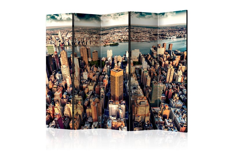 BIRD'S EYE VIEW OF NEW YORK Rumsavdelare 225x172 cm, Artgeist sp. z o. o.
