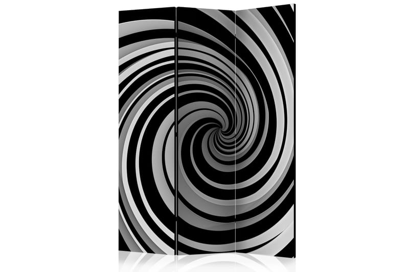 BLACK AND WHITE SWIRL Rumsavdelare 135x172 cm, Artgeist sp. z o. o.