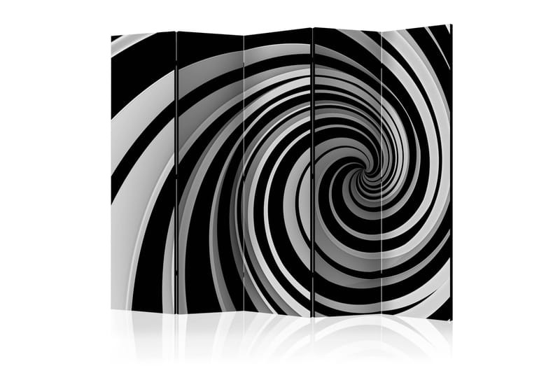 BLACK AND WHITE SWIRL Rumsavdelare 225x172 cm - Artgeist sp. z o. o. - Inredning & dekor - Dekor & inredningsdetaljer - Rumsavdelare
