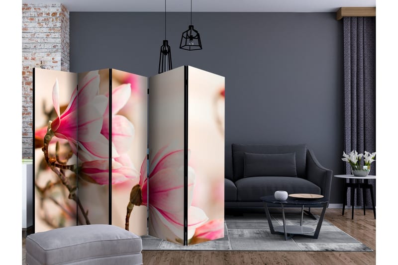 Rumsavdelare - Branch of magnolia tree II 225x172 - Artgeist sp. z o. o. - Inredning & dekor - Dekor & inredningsdetaljer - Rumsavdelare