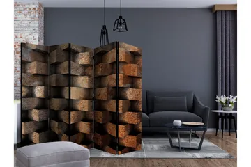 Rumsavdelare - Brick  braid  II 225x172 - Artgeist sp. z o. o. - Inredning & dekor - Dekor & inredningsdetaljer - Rumsavdelare