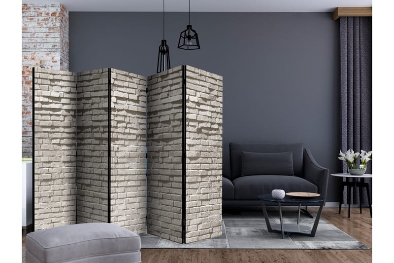 BRICK WALL MINIMALISM Rumsavdelare 225x172 cm - Artgeist sp. z o. o. - Inredning & dekor - Dekor & inredningsdetaljer - Rumsavdelare