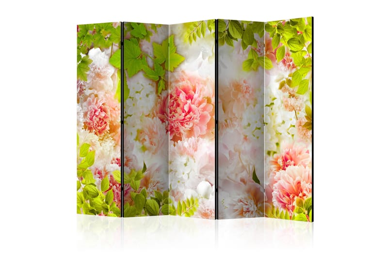 BRIGHT PEONIES Rumsavdelare 225x172 cm - Artgeist sp. z o. o. - Inredning & dekor - Dekor & inredningsdetaljer - Rumsavdelare