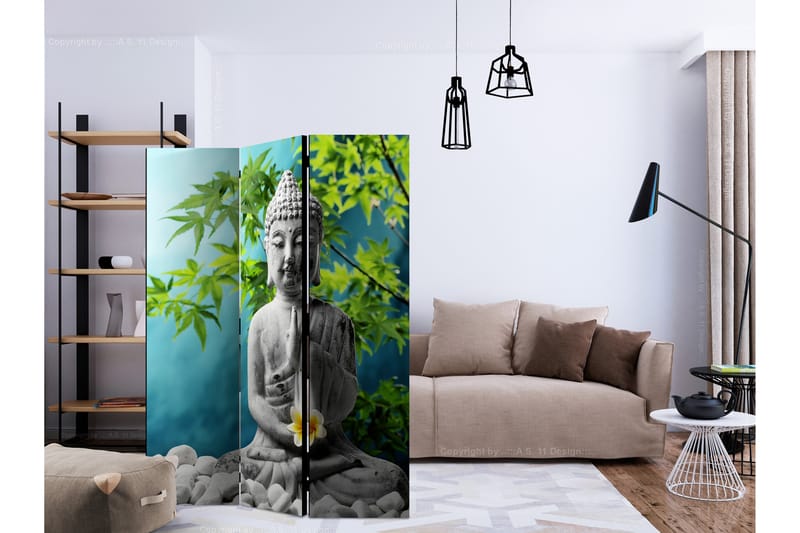 BUDDHA BEAUTY OF MEDITATION Rumsavdelare 135x172 cm - Artgeist sp. z o. o. - Inredning & dekor - Dekor & inredningsdetaljer - Rumsavdelare