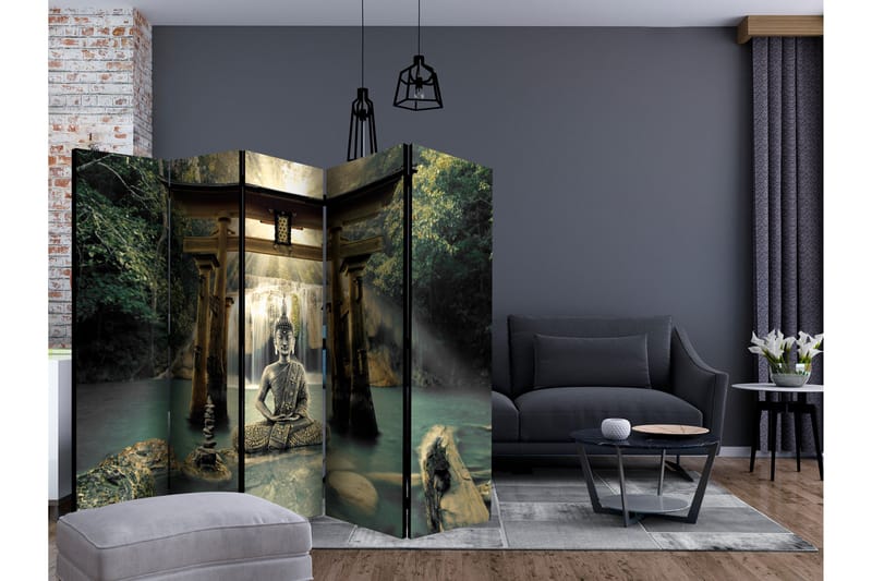 BUDDHA SMILE Rumsavdelare 225x172 cm - Artgeist sp. z o. o. - Inredning & dekor - Dekor & inredningsdetaljer - Rumsavdelare