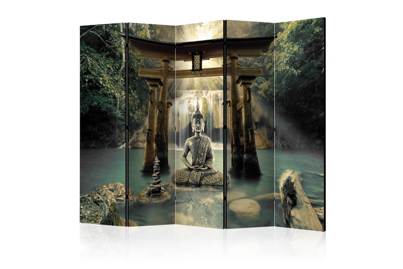 BUDDHA SMILE Rumsavdelare 225x172 cm - Artgeist sp. z o. o. - Inredning & dekor - Dekor & inredningsdetaljer - Rumsavdelare