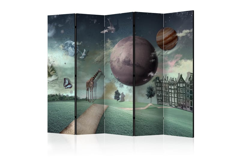 CITY OF THE FUTURE Rumsavdelare 225x172 cm - Artgeist sp. z o. o. - Inredning & dekor - Dekor & inredningsdetaljer - Rumsavdelare