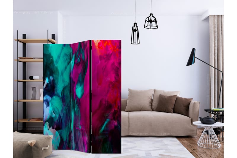 COLOR MADNESS Rumsavdelare 135x172 cm - Artgeist sp. z o. o. - Inredning & dekor - Dekor & inredningsdetaljer - Rumsavdelare