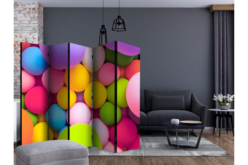 COLOURFUL BALLS Rumsavdelare 225x172 cm - Artgeist sp. z o. o. - Inredning & dekor - Dekor & inredningsdetaljer - Rumsavdelare