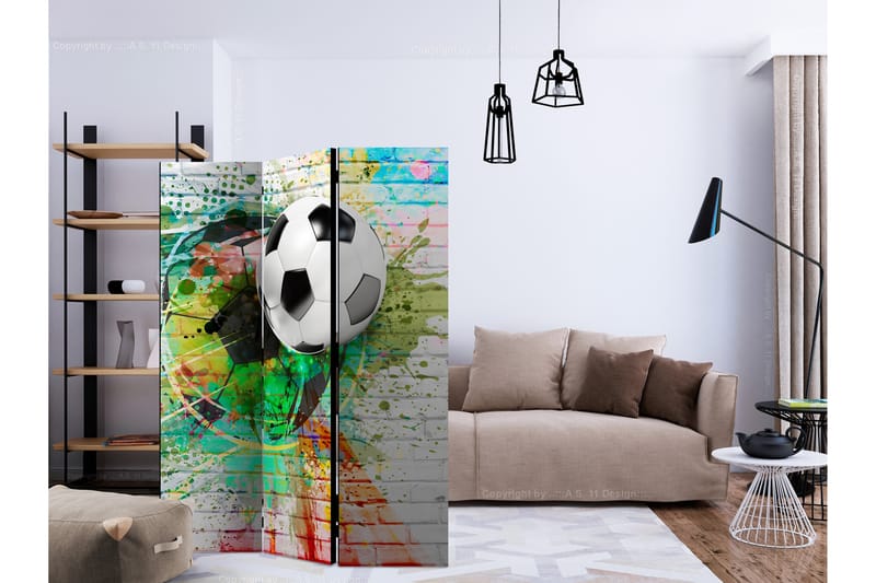 COLOURFUL SPORT Rumsavdelare 135x172 cm - Artgeist sp. z o. o. - Inredning & dekor - Dekor & inredningsdetaljer - Rumsavdelare