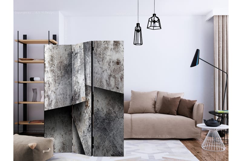CONCRETE CARDS Rumsavdelare 135x172 cm - Artgeist sp. z o. o. - Inredning & dekor - Dekor & inredningsdetaljer - Rumsavdelare