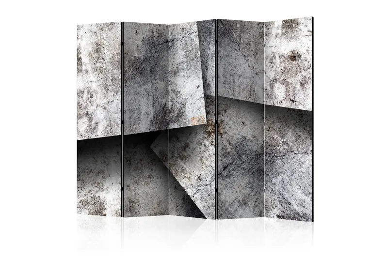 CONCRETE CARDS Rumsavdelare 225x172 cm, Artgeist sp. z o. o.
