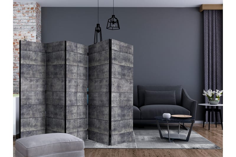 CONCRETE FORTRESS Rumsavdelare 225x172 cm - Artgeist sp. z o. o. - Inredning & dekor - Dekor & inredningsdetaljer - Rumsavdelare