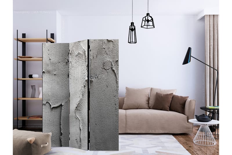 CONCRETE NOTHINGNESS Rumsavdelare 135x172 cm - Artgeist sp. z o. o. - Inredning & dekor - Dekor & inredningsdetaljer - Rumsavdelare