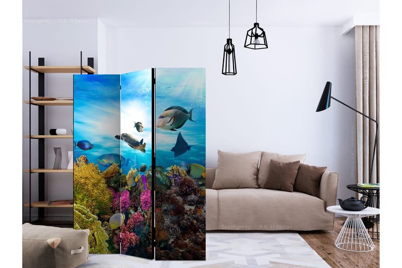 Rumsavdelare - Coral reef 135x172 - Artgeist sp. z o. o. - Inredning & dekor - Dekor & inredningsdetaljer - Rumsavdelare