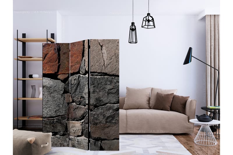 DARK STONES Rumsavdelare 135x172 cm - Artgeist sp. z o. o. - Inredning & dekor - Dekor & inredningsdetaljer - Rumsavdelare