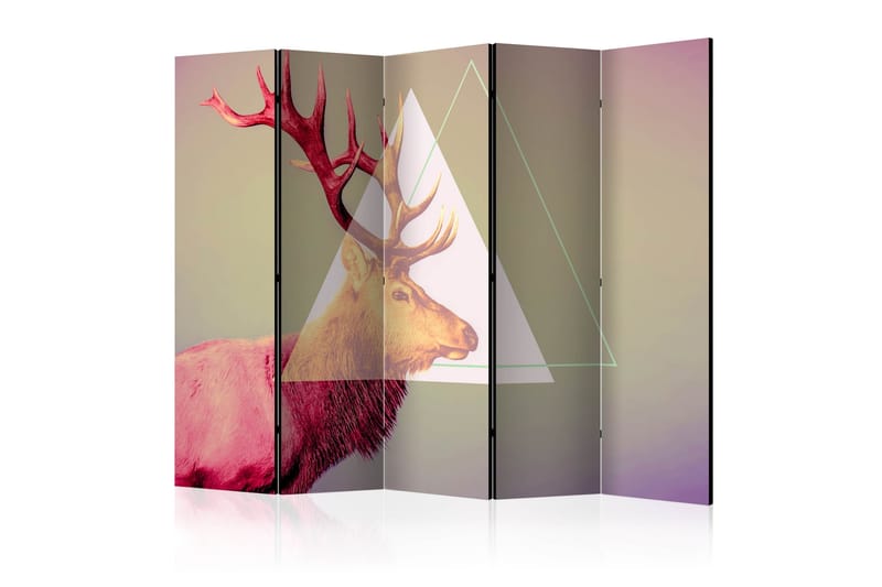 DEER (GRAPHIC PATTERN) Rumsavdelare 225x172 cm - Artgeist sp. z o. o. - Inredning & dekor - Dekor & inredningsdetaljer - Rumsavdelare