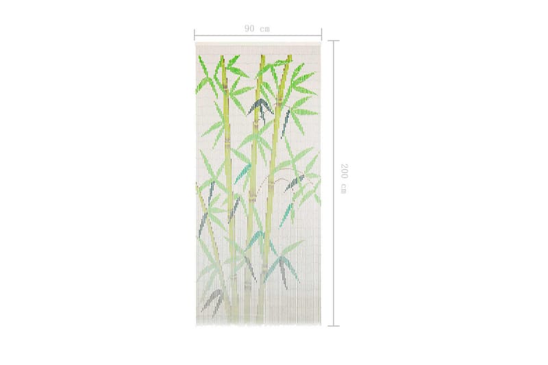 Dörrdraperi i bambu 90x200 cm - Rumsavdelare