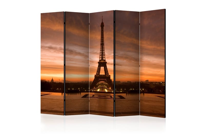 EIFFEL TOWER AT DAWN Rumsavdelare 225x172 cm - Artgeist sp. z o. o. - Inredning & dekor - Dekor & inredningsdetaljer - Rumsavdelare