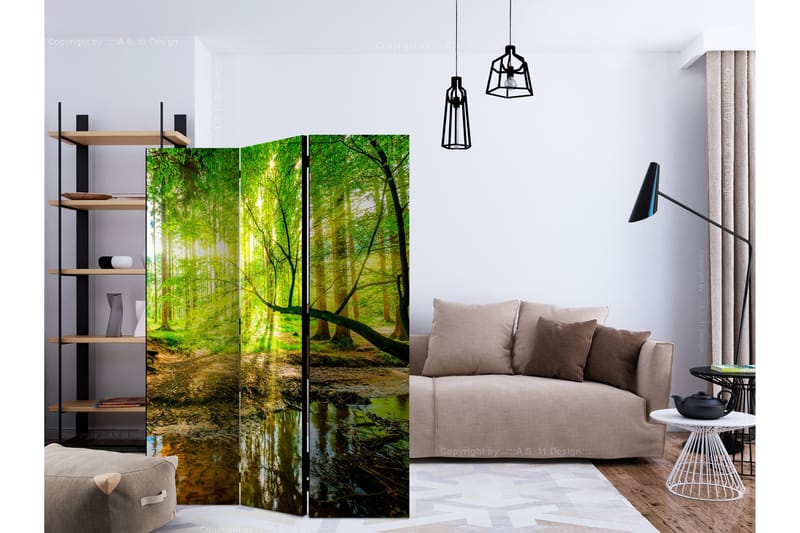FOREST STREAM Rumsavdelare 135x172 cm - Artgeist sp. z o. o. - Inredning & dekor - Dekor & inredningsdetaljer - Rumsavdelare