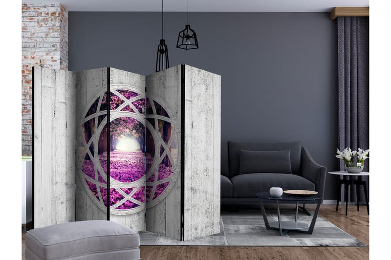 FUCHSIA LANDSCAPE Rumsavdelare 225x172 cm - Artgeist sp. z o. o. - Inredning & dekor - Dekor & inredningsdetaljer - Rumsavdelare
