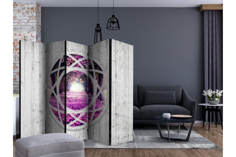 FUCHSIA LANDSCAPE Rumsavdelare 225x172 cm - Artgeist sp. z o. o. - Inredning & dekor - Dekor & inredningsdetaljer - Rumsavdelare