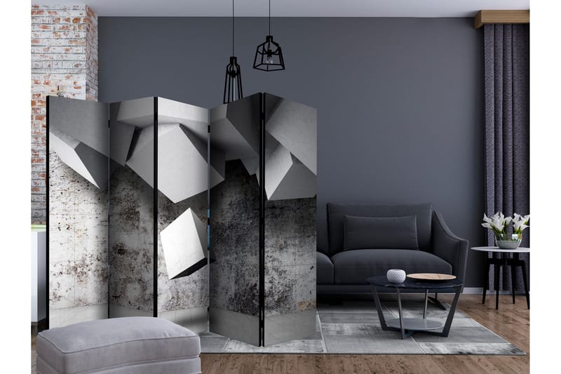 GEOMETRIC RAIN Rumsavdelare 225x172 cm - Artgeist sp. z o. o. - Inredning & dekor - Dekor & inredningsdetaljer - Rumsavdelare