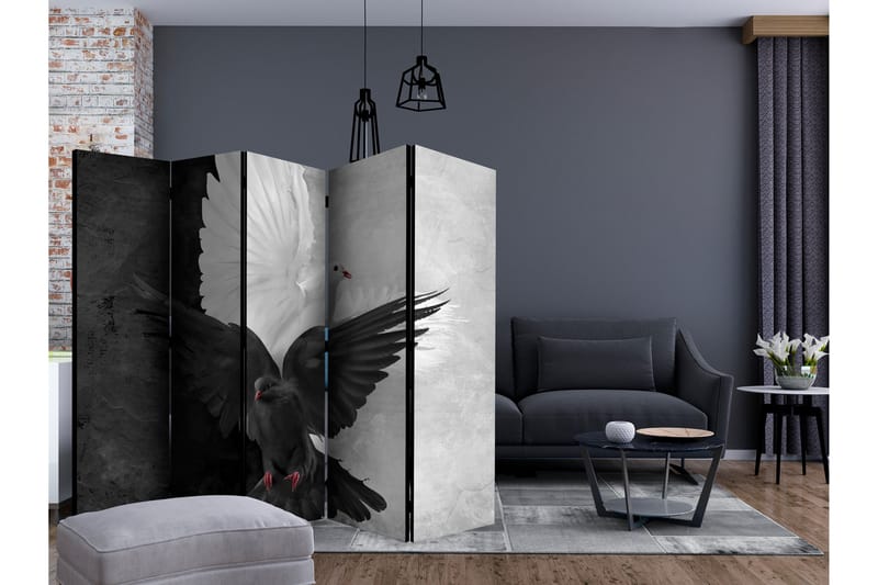 GOOD VS EVIL Rumsavdelare 225x172 cm - Artgeist sp. z o. o. - Inredning & dekor - Dekor & inredningsdetaljer - Rumsavdelare
