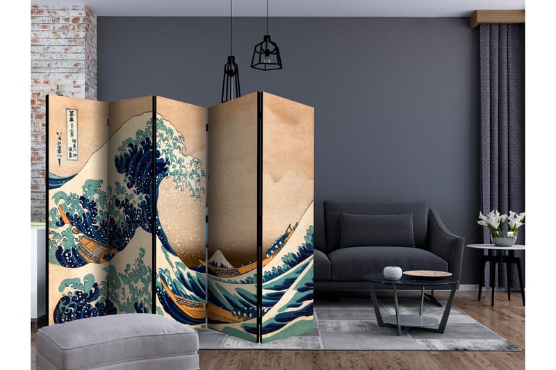 HOKUSAI KANAGAWA Rumsavdelare 225x172 cm - Artgeist sp. z o. o. - Inredning & dekor - Dekor & inredningsdetaljer - Rumsavdelare